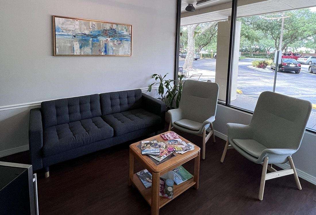our Odessa, FL dentist office lobby